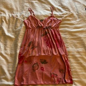 Pink Strap halter. Size Small